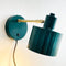 Dyberg Larsen Ocean - Wandlamp - Verstelbaar - Donkergroen/ Messing