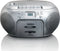 Lenco SCD-420 - Draagbare radio/CD-speler - FM radio en cassette - Zilver