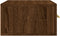 vidaXL - Nachtkastjes - 2 - st - wandgemonteerd - 35x35x20 - cm - bruin - eikenkleur