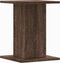 vidaXL - Plantenstandaards - 2 - st - 30x30x40 - cm - bewerkt - hout - bruin - eiken