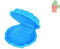 Zandbak schelp en plastic schep 50 cm lang blauw