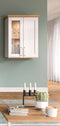 Furnilux Verona - Vitrinekast - Tijdloos design - Eiken - 37x64x88cm