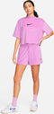 Nike Sportswear Badstofshorts - Voor Dames - Lila - Maat XL