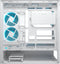 Cougar CFV235 - Midi Tower PC - ATX micro ATX Mini-ITX - Wit
