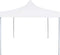vidaXL - Partytent - professioneel - inklapbaar - 2x2 - m - staal - wit