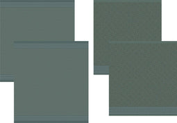 DDDDD Akira - Combiset - 2x Keukendoeken 50x55 cm & 2x Theedoeken 60x65 cm - Groen (4 stuks)