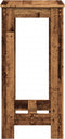 vidaXL - Bartafel - 51x50x103,5 - cm - bewerkt - hout - oud - houtkleurig