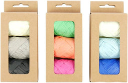 Lint raffia assorti | 12 stuks