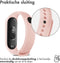 iMoshion Bandje Geschikt voor Xiaomi Mi Band 7 - iMoshion Siliconen band inkliksysteem ronde sluiting - Roze