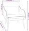 VDXL Fauteuil 63x76x80 cm fluweel blauw