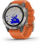 Garmin fēnix 6 - Smartwatch - GPS multi-sport met muziek - Grijs (Oranje)