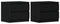 vidaXL - Nachtkastjes - 2 - stuks - Zwart - Eiken - 50x40x43,5 - cm - Geengineerd - Hout