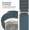 imoshion Nylon Alpine bandje - Geschikt voor Apple Watch 1, 2, 3, 4, 5, 6, 7, 8, 9, 10 (42 mm), SE - 38/40/41 mm - Blauw - One Size