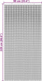 vidaXL - Insectengordijn - 90x220 - cm - bamboe - donkergrijs