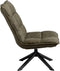 Refurna Fauteuil Clay - Microleder - Army Groen