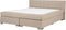 ADMIRAL - Boxspringbed - Zandbeige - 180 x 200 cm - Polyester