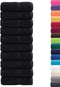 vidaXL - Gastendoekjes - SOLUND - 10 - st - 600 - g/m² - 30x50 - cm - zwart
