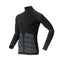 Odlo Evolution Warm Thermoshirt 1/2 Zip Sportshirt - Maat M - Mannen - zwart/grijs
