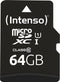 Intenso microSD kaart UHS-I Premium - 64GB - tot 90MB/s