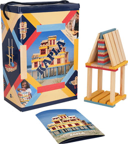 SUMMER BOX - Bouwset - 200 kleurrijke planken - Blauw Rood Geel (200 stuks)
