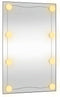 vidaXL - Wandspiegel - met - LED's - rechthoekig - 50x80 - cm - glas