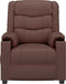 vidaXL Fauteuil verstelbaar kunstleer bruin