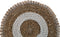 Placemat rond set van 6 - ø30 - Naturel/wit - zeegras/schelp