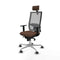 Bureaustoel Piqueras y Crespo 1D086G2 Donkerbruin