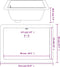 vidaXL - Wastafel - rechthoekig - 55,5x40x18,5 - cm - keramiek - wit