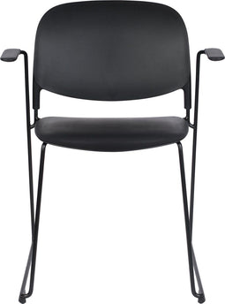 ANLI STYLE ARMCHAIR STACKS BLACK