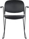 ANLI STYLE ARMCHAIR STACKS BLACK