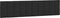 vidaXL Hanko - Hoofdbordkussen - Fluweel - 200 x 45 cm - Zwart