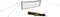 AXI multifunctioneel Sportnet - 300x80cm - Voor voetvolley tennis rebounder - Zwart