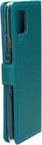 Mobiparts Galaxy A42 (2020) - Wallet Case - Saffiano motief - Turquoise