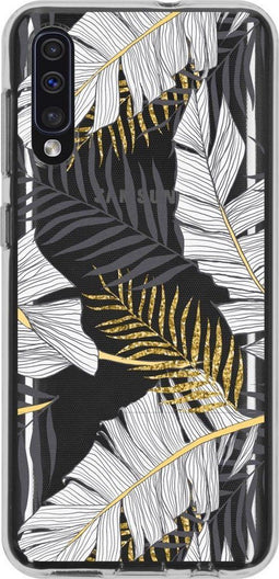 Hoesje Siliconen Geschikt voor Samsung Galaxy A30s / A50 - Design Backcover siliconen - Meerkleurig / Glamour Botanic