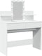 vidaXL - Kaptafel - met - LED-verlichting - 100x40x130 - cm - wit