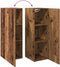vidaXL - Tv-meubel - 30,5x30x90 - cm - bewerkt - hout - oud - houtkleurig