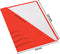Secolor Insteekmap - pak 10 stuks - rood