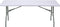 Opvouwbare Tafel 180x70x74 cm - Inklapbare Tafel met Draaghandvat en Veiligheidsslot - Wit
