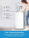 Midea MF10ET70B - Bovenlader 7 kg 1200 RPM - Duits display - Wit