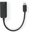 Nedis CCGP64952BK02 - USB-C naar RJ45 Adapter - 20cm - Zwart