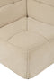 J-Line hoekzetel Grid - hout/schuim - beige