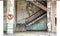 Urban Cotton Wandkleed Concrete Stairs L