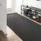 vidaXL - Deurmat - Wasbaar - Antraciet - 120x400 - cm