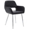 vidaXL Eetkamerstoelen 2 st kunstleer zwart