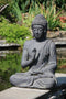 Stone-Lite Deco Tuinbeeld Boeddha black 817XL