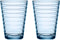 Iittala Aino Aalto - Tumbler Glazen Set - Waterglas - Vaatwasserbestendig - Aquablauw - 33 cl - 2 Stuks