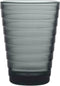 Iittala Aino Aalto - Tumbler Glazen Set - Waterglas - Vaatwasserbestendig - Donkergrijs - 33 cl - 2 Stuks