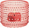 Iittala Kastehelmi Theelichthouder / Kaarshouder / Waxinelichthouder Glas - Sfeerlicht - Roze - 64mm - 1 Stuk