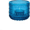 Iittala Kastehelmi Theelichthouder / Kaarshouder / Waxinelichthouder Glas - Sfeerlicht - Turqoise - 64mm - 1 Stuk